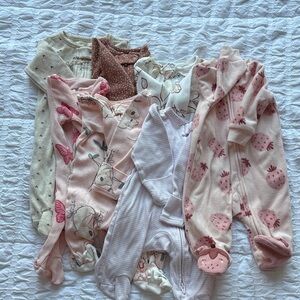 Carter's Footie Pajama Bundle (8 pieces)